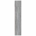 vidaXL Úložná lavička sivá sonoma 80x42,5x225 cm kompozitné drevo