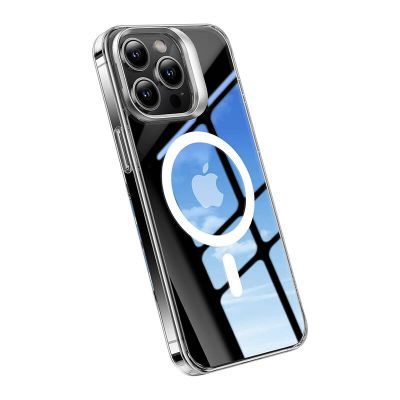 Puzdro na telefón Torras UPRO Lstand Clear-Mag pre iPhone 15 PRO (priehľadné)
