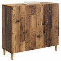 vidaXL Servírovacia skriňa Staré drevo 89 x 34,5 x 80 cm