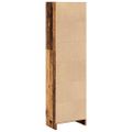 vidaXL Knižnica staré drevo 40x24x143 cm kompozitné drevo