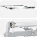 vidaXL Automaticky zaťahovacia markíza s LED hnedá 500x300 cm