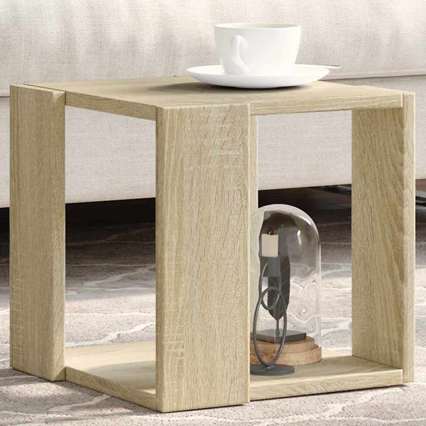 vidaXL Konferenčný stolík dub sonoma 32x32x30 cm kompozitné drevo