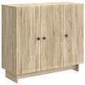 vidaXL Servírovacia skriňa Dub sonoma 89 x 34,5 x 80 cm