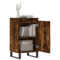 vidaXL Komody 2 ks dymový dub 40x35x70 cm kompozitné drevo