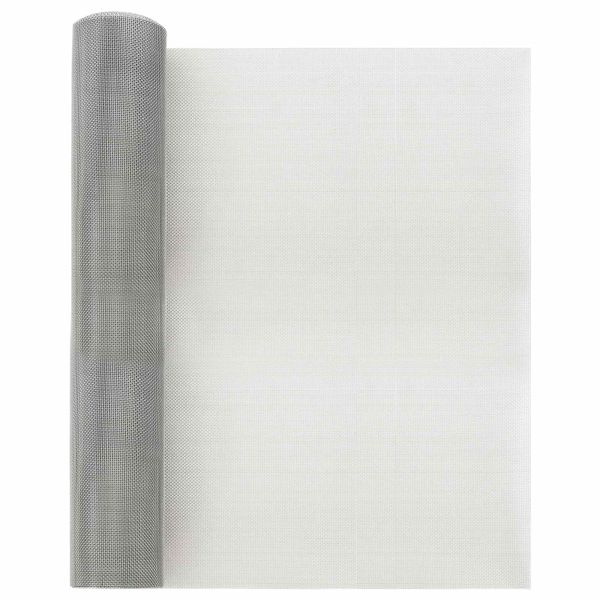 vidaXL Sieťová obrazovka 40 x 2000 cm 18 mesh Nerezová oceľ 304