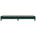 vidaXL Box Spring Posteľ bez matraca Tmavo zelená 90x210 cm Zamat
