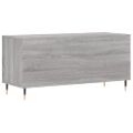 vidaXL Skrinka na platne sivá sonoma 100x38x48 cm kompozitné drevo