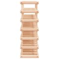 vidaXL Stojan na víno na 42 fliaš 68,5x23x68,5 cm borovicový masív