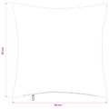 vidaXL Poťah na podložku 6 pcs HEERLEN Antracitová 30 x 30 cm manšestr