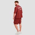 Tričko Oversized Unstoppable Red - GymBeam, veľkosť L, veľkosť oblečenia L