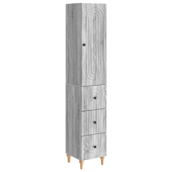 vidaXL Sada skríň 2 pcs 33 x 34,5 x 90 cm Kompozitné drevo