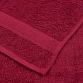 vidaXL Uteráky pre hostí FROGN 4 ks bordové 30x50 cm 360 g/m²
