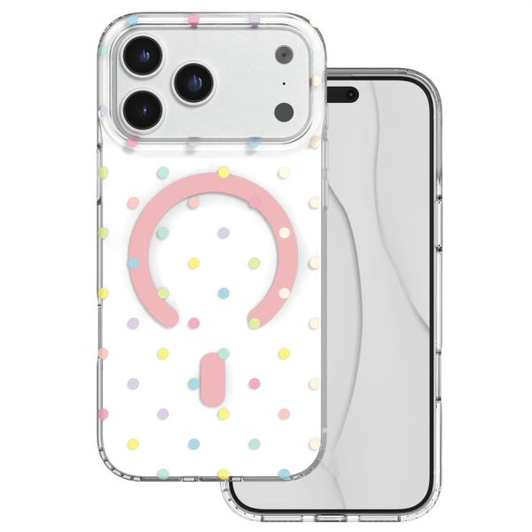 Puzdro Bubble Dots Mag pre iPhone 17 Pro Max 6,9" / 18 Pro Max 6,9" biela