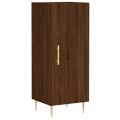 vidaXL Komoda hnedý dub 34,5x34x90 cm spracované drevo