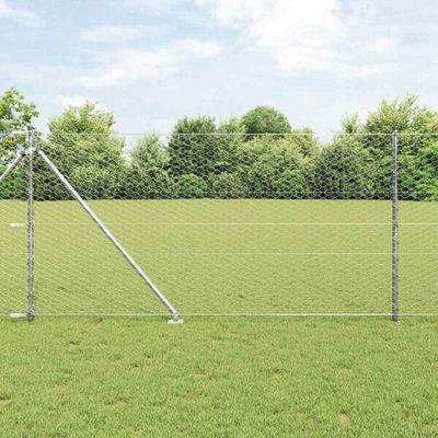 vidaXL Exteriérový hexagonálny plot s prístupovým stĺpikom 10 x 1,4 m