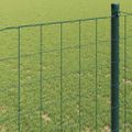 vidaXL Euro plot 0,6 x 10 m Železo potiahnuté PVC Zelená
