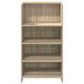 vidaXL Recepčný pult, dub sonoma, 55x50x103,5 cm, imitácia dreva