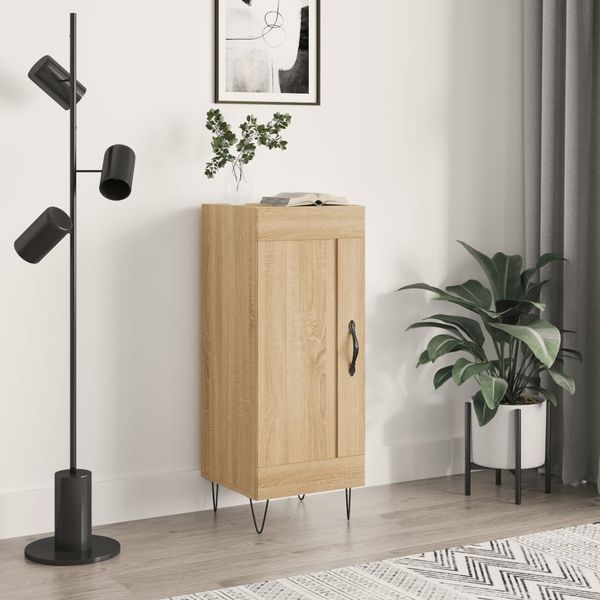 vidaXL Komoda dub sonoma 34,5x34x90 cm spracované drevo