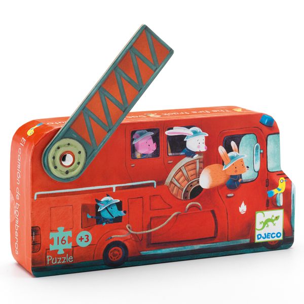 Puzzle Hasičské auto 16 ks