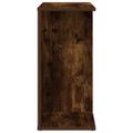 vidaXL Nočný stolík dymový dub 46,5x29x61 cm kompozitné drevo