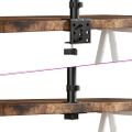 vidaXL Držiak monitora čierny oceľový VESA 75/100 mm