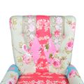 vidaXL Francúzske kreslo v štýle patchwork, látka