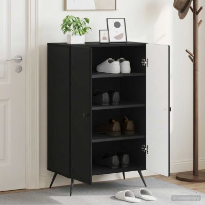 vidaXL Skriňa na topánky BREDA 59,5 x 39,5 x 90 cm Kompozitné drevo