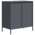 vidaXL Komoda antracitová 68x39x73,5 cm oceľ valcovaná za studena