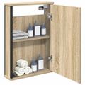 vidaXL Zrkadlová skrinka Sonoma dub 42 x 12 x 60 cm Kompozitné drevo