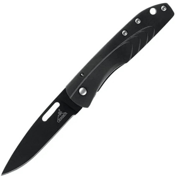 Gerber 31-003680 STL 2.5 vreckový nôž 6,4 cm, PVD, celočierna, celooceľový