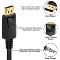 PremiumCord DisplayPort 1.2 kabel M/M, 1,5m Kabel, propojovací, zástrcka DisplayPort, zástrcka DisplayPort, až 4K@60Hz, 20pin, 18Gb/s, cerný, 1,5m