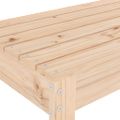 vidaXL Záhradná lavica 80x38x45 cm masívna borovica