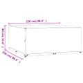 vidaXL Obaly na záhradný nábytok 2 ks 16 očiek 250x250x90 cm štvorec