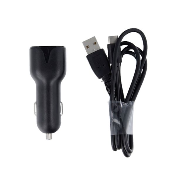 Maxlife MXCC-01 nabíjačka do auta 2x USB 2.4A čierna + USB-C kábel