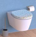 Schütte MOSAIK BLAU-ORANGE | Duroplast, Soft Close