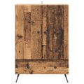 vidaXL Servírovacia skriňa Staré drevo 66 x 34,5 x 95 cm