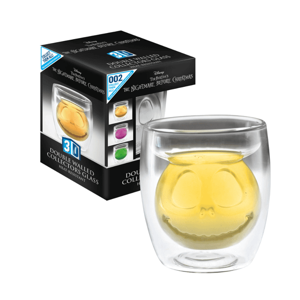Sklenica Ukradené Vianoce - 3D Jack Skellington