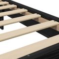 vidaXL Rám postele s čelom Čierny dub 80 x 200 cm Kompozitné drevo