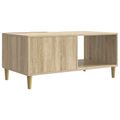 vidaXL Konferenčný stolík Dub sonoma 90 x 50 x 40 cm Kompozitné drevo
