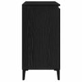 vidaXL Servírovacia skriňa Čierny dub 104 x 35 x 70 cm