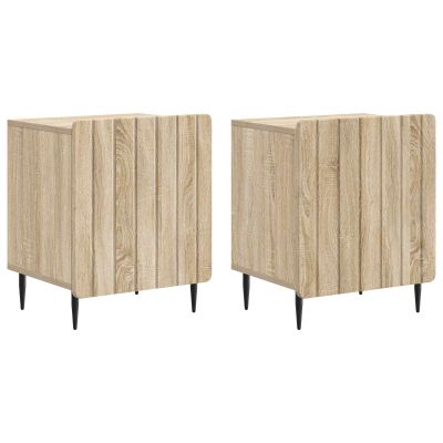 vidaXL Nočný stolík 2 pcs Dub sonoma 43 x 34,5 x 52 cm