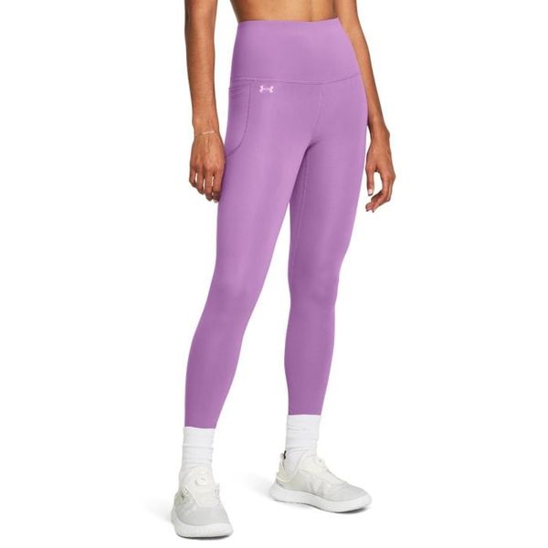 Dámske legíny Motion UHR Legging Purple - Under Armour, veľkosť L, 82% polyamid, 18% elastan