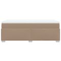 vidaXL Boxspring posteľ s matracom kapučínová 100x200 cm umelá koža