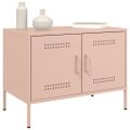 vidaXL TV skrinky 2 ks ružové 68x39x50,5 cm oceľ