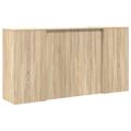 vidaXL Recepčný stôl dub sonoma 200x50x103,5 cm kompozitné drevo
