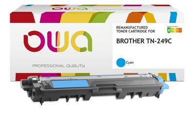 OWA Armor toner kompatibilný s Brother TN-249C, 4000st, modrá/cyan