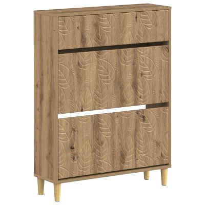 vidaXL Skriňa na topánky DELFT 78 x 24 x 103 cm Kompozitné drevo