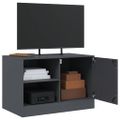 vidaXL TV skrinky 2 ks antracitové 67x39x44 cm oceľ