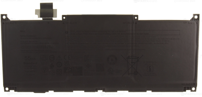 Dell Batéria 3-článková 55W/HR LI-ON pre XPS 9320 plus DELL Batéria 3-článková 55W/HR LI-ION pre XPS 9320, 9340