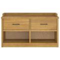 vidaXL Lavica do predsiene SANDNES 87x40x50 cm borovicový masív